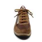 Solidus sneaker bruin leder/suède 65019 K
